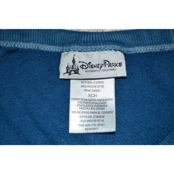 Disney Parks Cinderella Castle and Mickey Blue Long Sleeve XS - Picture 5 of 5